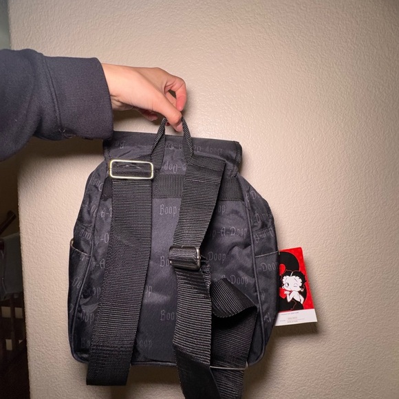 Betty Boop Black Backpack - Picture 2 of 5